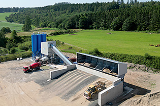 New SiteMix Concrete Batching Plant Delivered to Tillicoultry Quarries 2