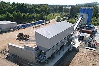 New SiteMix Concrete Batching Plant Delivered to Tillicoultry Quarries 4