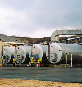 horizontal storage tanks